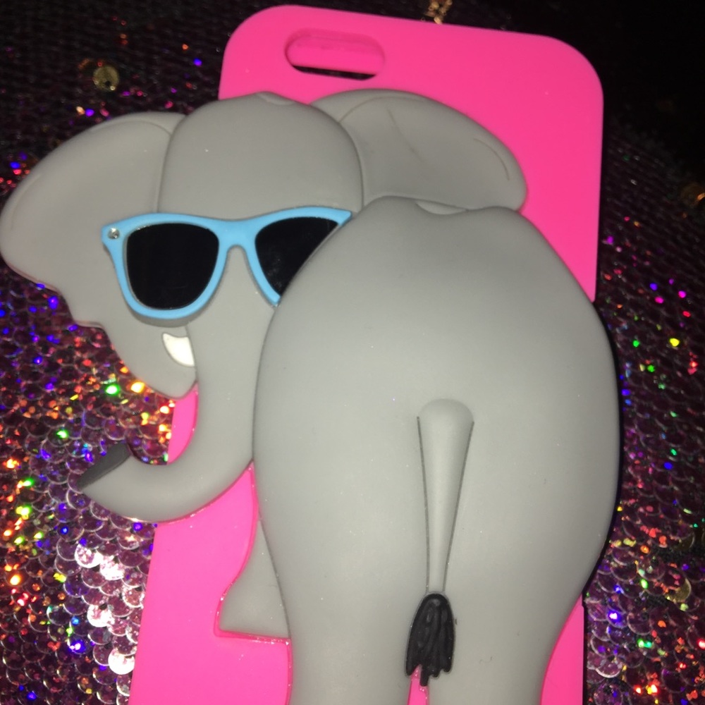Elephant pink phone case